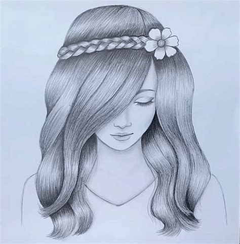 how to draw a girl|pencil drawing of a girl.